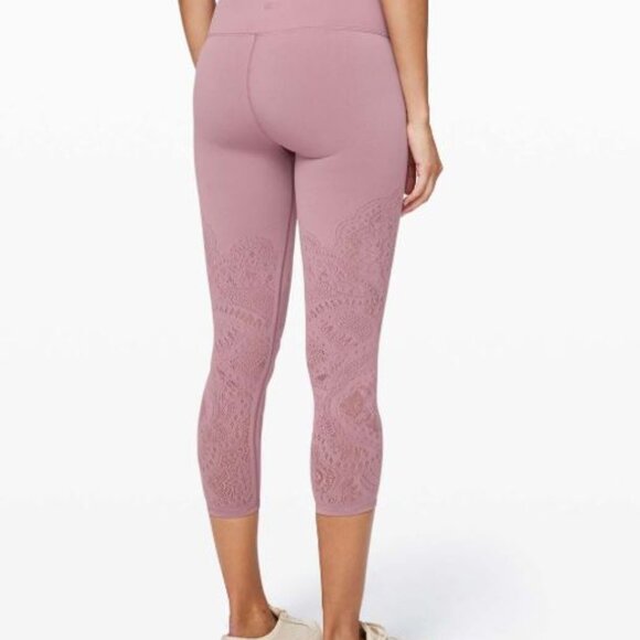 Lululemon Reveal Crop *Zen Expression - Picture 2 of 6